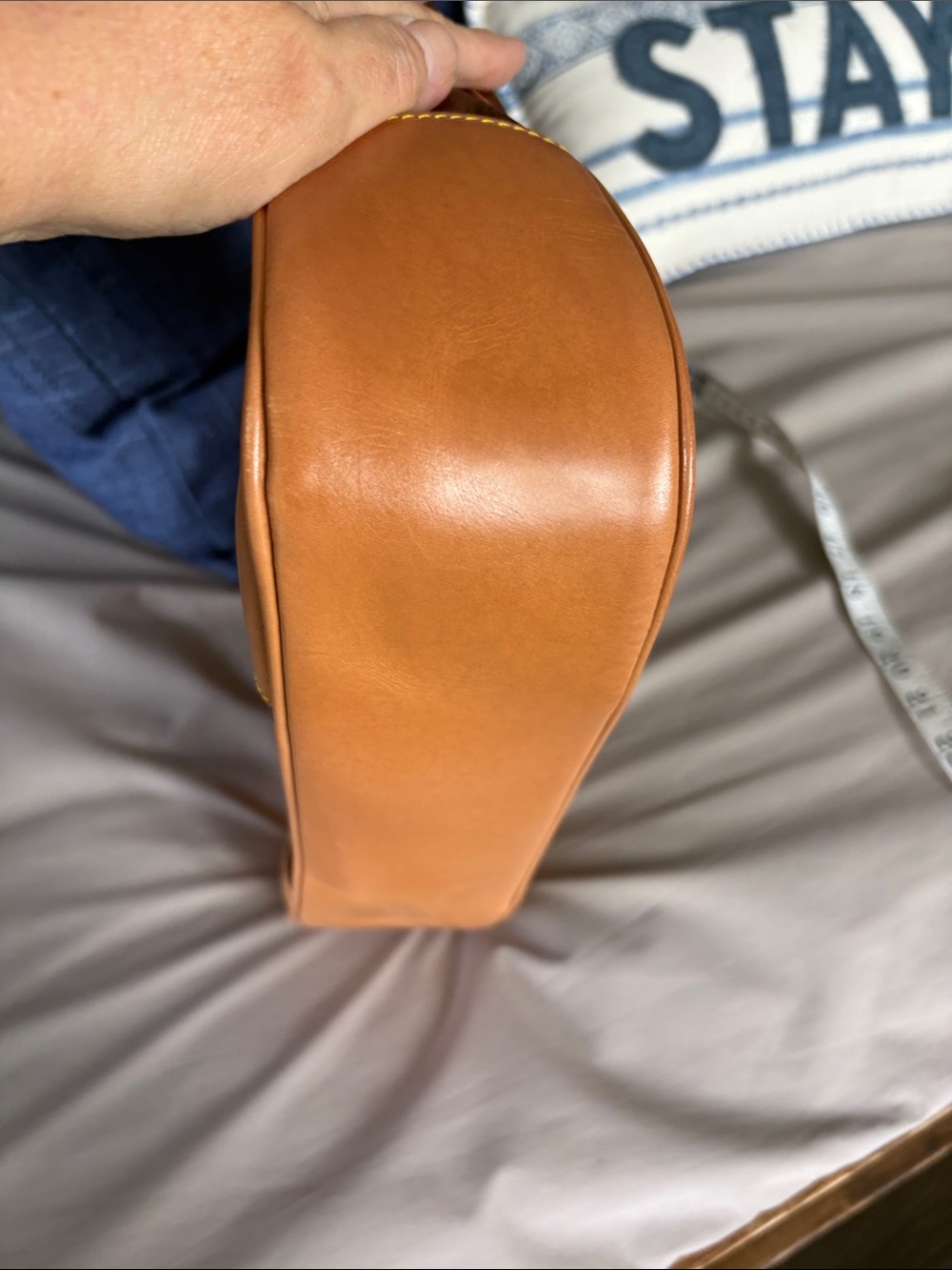 Etro Brown Paisley Shoulder Bag with Tan Leather Trim - Picture 3 of 14